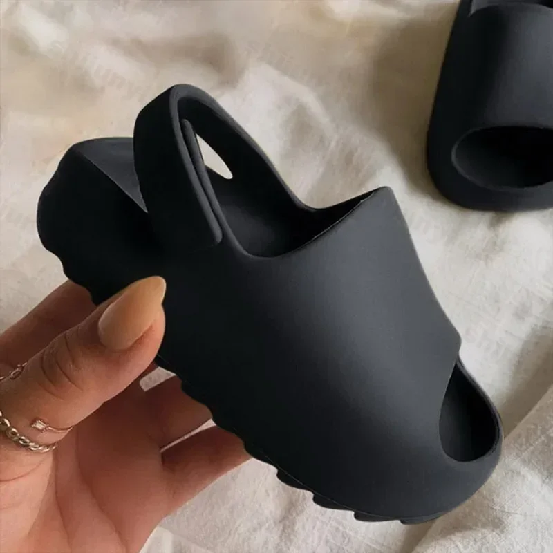 

Новинка 2023 года, детские сандалии без шнуровки из ЭВА для малышей, пенопластовые тапочки для мальчиков и девочек, пляжные детские летние шлепанцы, легкие водные тапочки