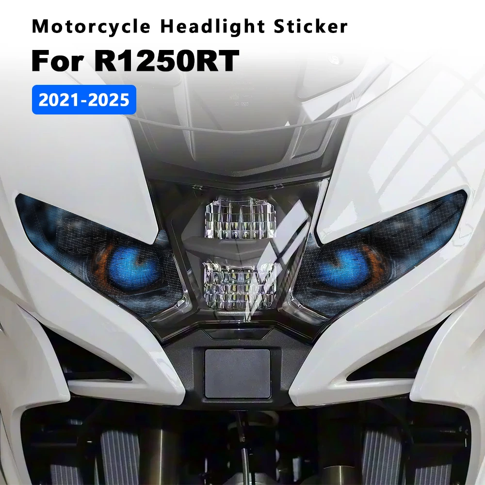 Motorcycle Headlight Sticker Headlamp Protective Stickers Waterproof Cool Decals For BMW R1250RT R 1250 RT 2021-2025 Accessories