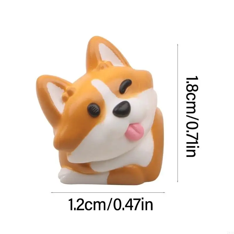 781E Precitions 3D ABS PVC keycap corgis butt keycap لعشاق لوحات المفاتيح