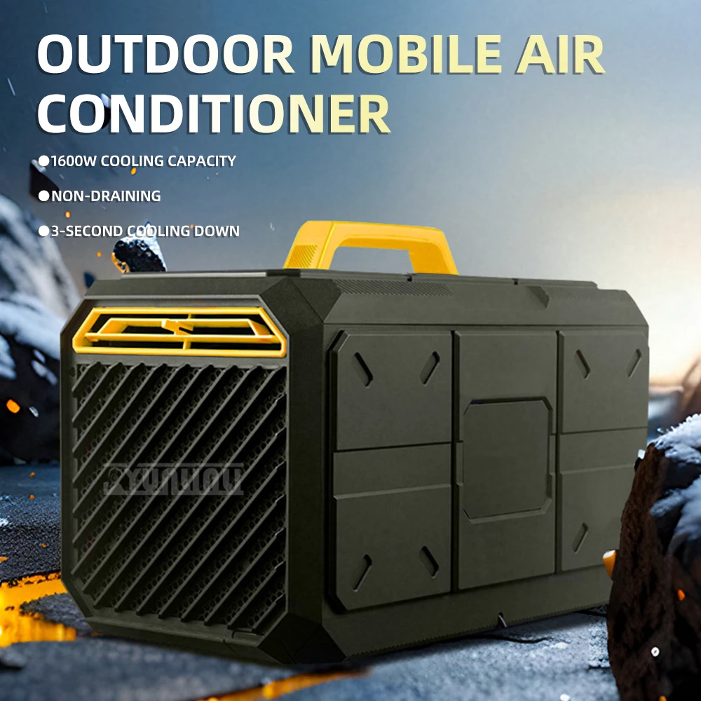 휴대용 이동식 에어컨 (야외 캠핑, 가정용 난방 및 냉방)