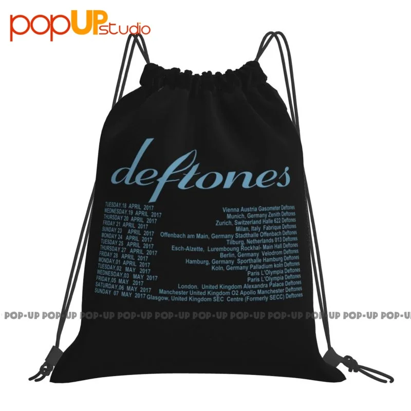 Deftones Around The Fur Tour Band Concert Punk P-444 Drawstring Bags Gym Bag School Eco Friendly