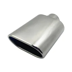 Universal Square Car Exhaust Muffler Tips Adjustable  Inlet For 1.5 To 2.25 Inch Exhaust pipes outlet  Stainless Steel  Tailpipe