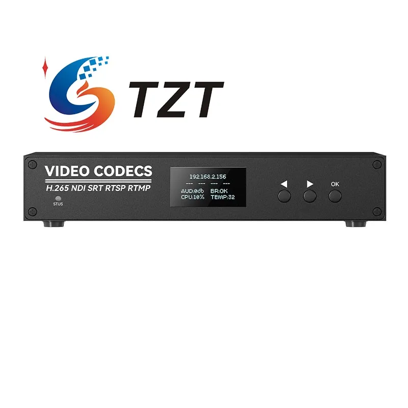 

TZT LinkPi ENC4SP 4-Channel SDI Video Encoder 1080P60 Full-HD Low Latency Video Decoder Support for NDI/SRT