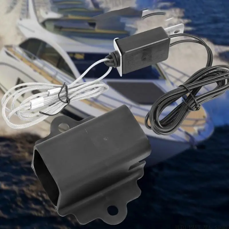 J0MA Automatic Braking System Switches For Trailers Campers Breakaway Switches With Adjustable Length Safety Cable