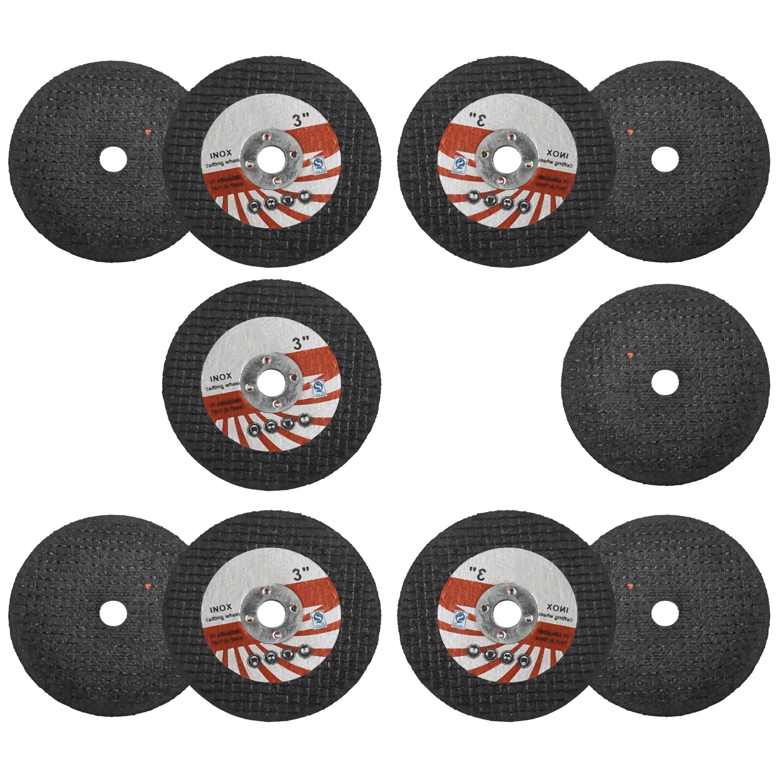 10 stks/set 75mm Mini Slijpschijf Circulaire Hars Slijpschijf Voor Keramische Tegels Hout Steen Staal/Haakse Slijper accessoire