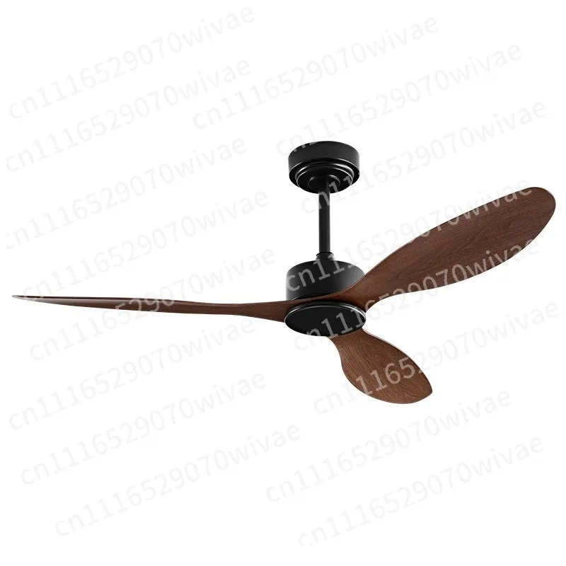 Modern Minimalist Ceiling Fan, No Light Design, Inverter Large Airflow Retro Fan for Home Living Room & Commercial Restaurant