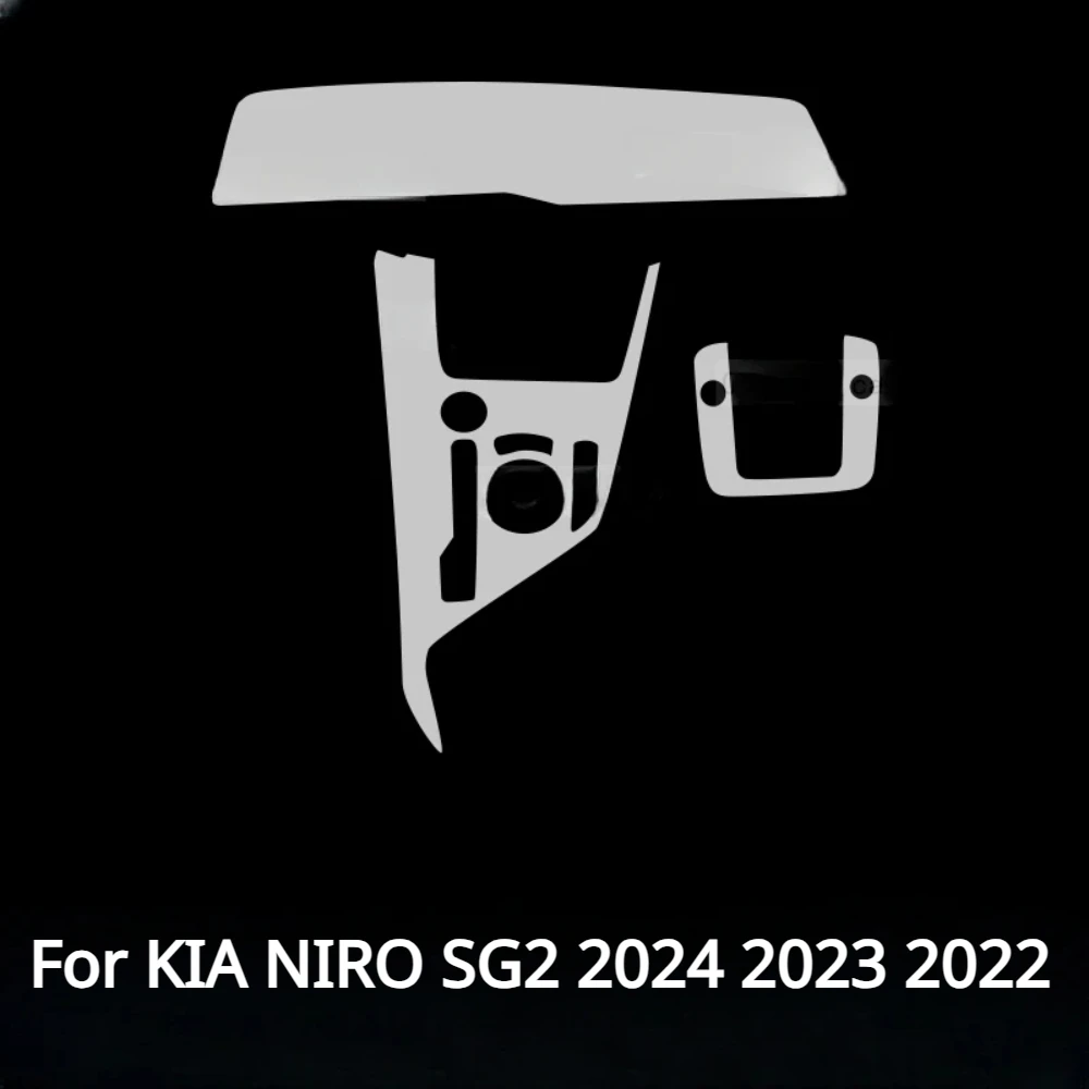 For KIA NIRO SG2 2024 2023 2022 Car Accessories interior film transparent TPU PPF Gear Panel Center Console Anti-scratch Sticker