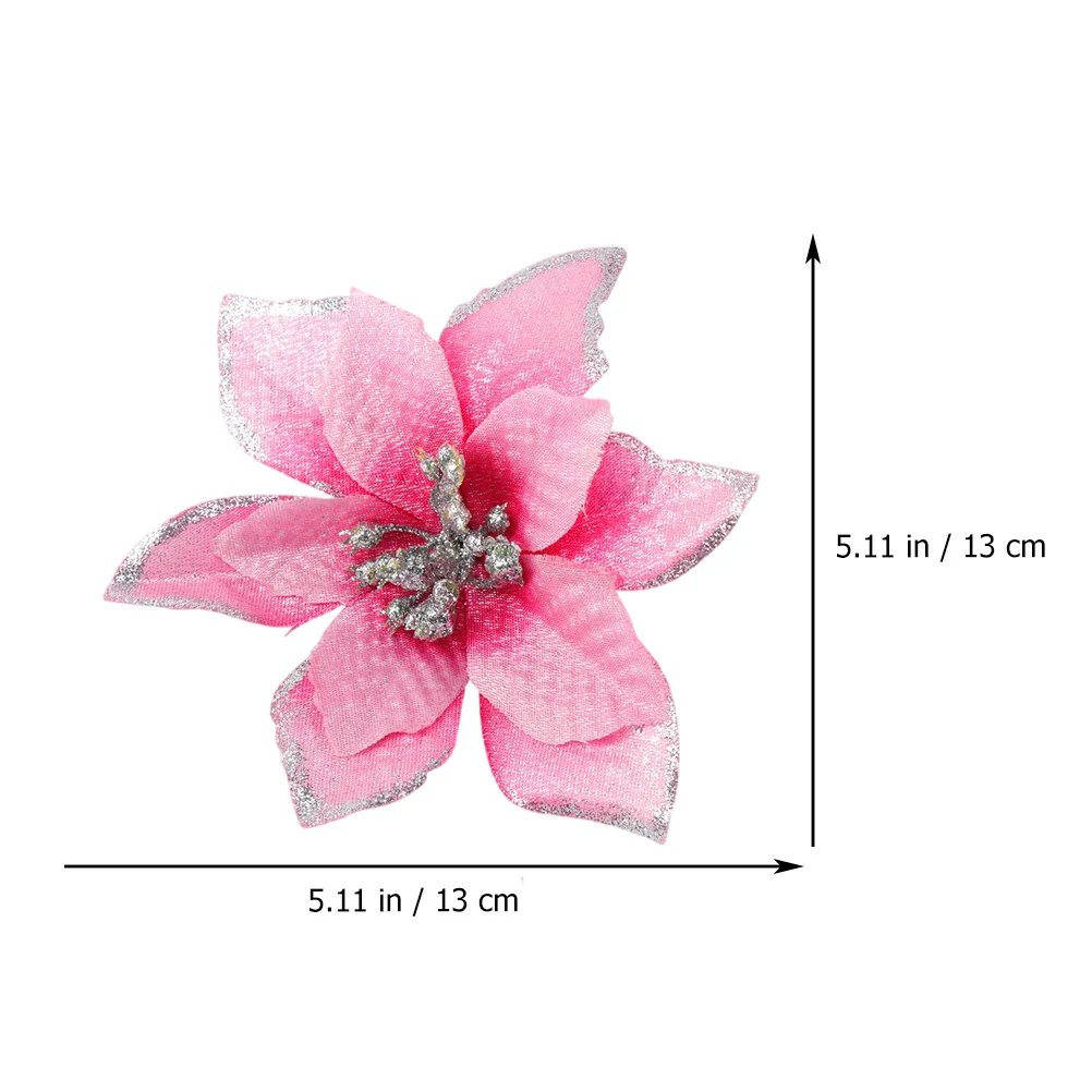 

32 Pcs Christmas Flower Decoration Flowers for Holiday Ornaments Festival Fake Simulated New Artificial Imitated