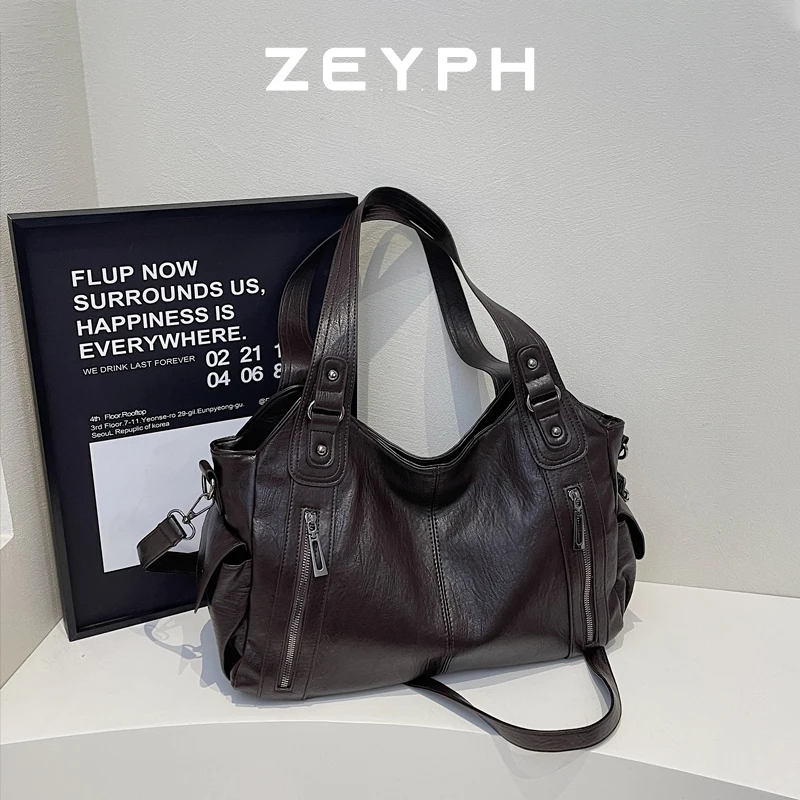 

Zeyph Simple Retro Handbags Shoulder Bags And Large Capacity Women s Commuter Bags