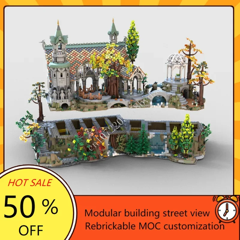 3142PCS Bergbasis Modulaire MOC Creatieve straatbeeld Model Aangepaste puzzel Architectuur DIY Onderwijs Assemblagemodel Speelgoedgeschenken