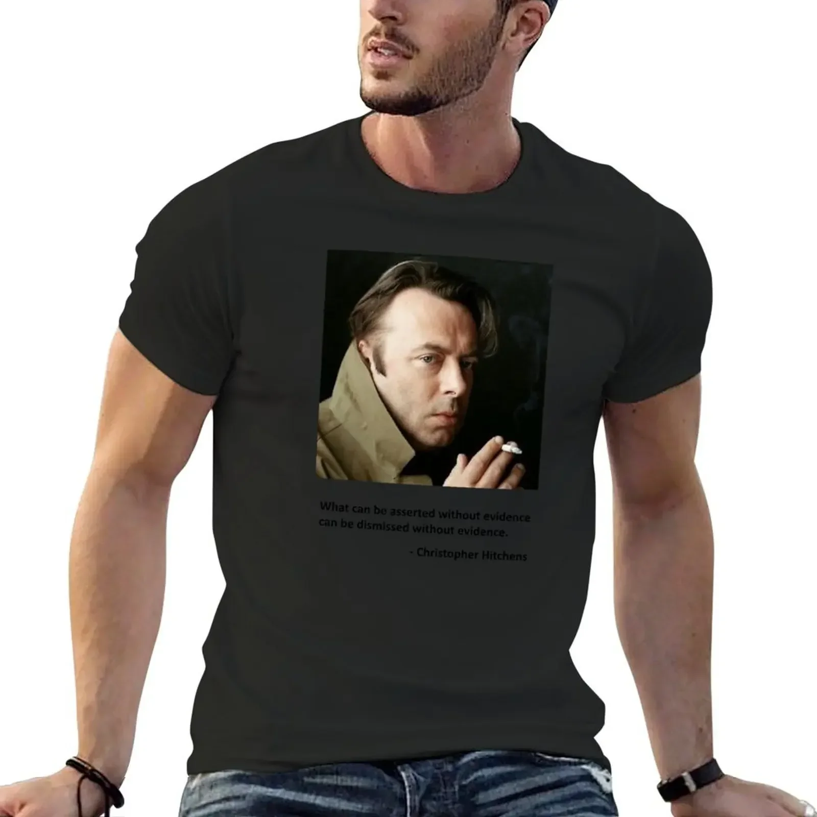

Christopher Hitchens quote T-Shirt shirts graphic Blouse quick drying luxury clothes men