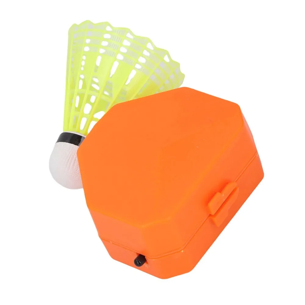 4pcs Save Space Badminton Self Training Tool Remote Control Height Adjustment Single Player Badminton Trainer Automatic Rebound
