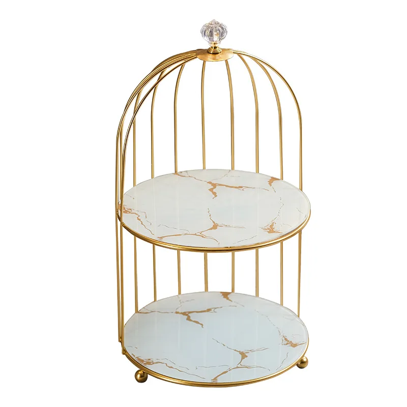 custom.Design Cages Cake Stand Shelves Display Desktop Stand Bathroom Makeup Organizer Bathroom Storage Rack Shelf