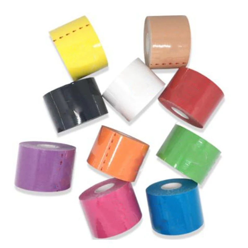 

10 Pcs Random Color Kinesiology Tape 5Cm Waterproof Muscle Bandage Muscle Pain Relief Tape For Sports And Fitness