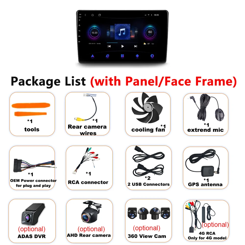 Android 16 For Citroen C4 Grand Picasso 2006 - 2013 Car Multimedia Radio Wireless Carplay Stereo Video Player Navigation GPS DSP