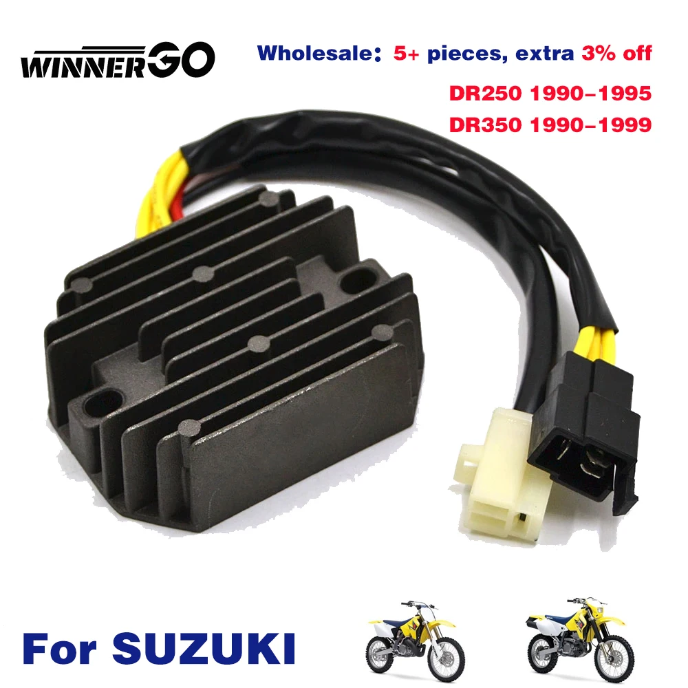 Motorcycle Voltage Regulator Rectifier for Suzuki DR250 DR350 DR250SE DR350SE 1990-1999 1996 1997 1998 1995 1994 32800-14D10000