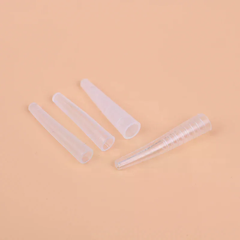 10 stuks enten wimpers tips covers pincet siliconen hoesjes vallen hulp