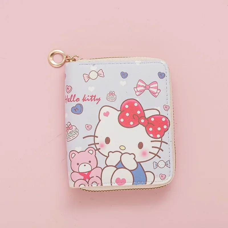 New Children's Wallet Cartoon Cute Students Mini Zipper Ladies Fashion Small Kawaii Coin Purse Bank Card Bag