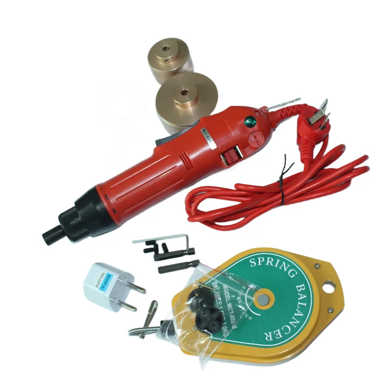 SG1050 يده آلة السد غطاء زجاجة الشد أداة غطاء كهربائي السدادة 110 فولت/220 فولت 80 واط للقبعات المستديرة SHENLIN