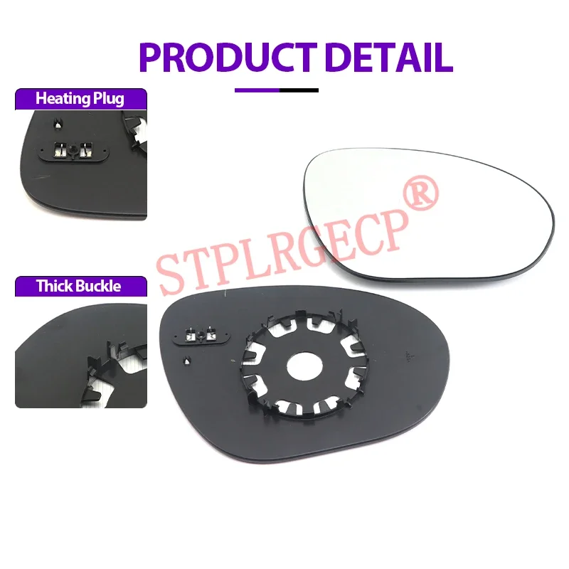 Beheizter Außenspiegel für Fahrerseite, Linker Rückspiegel mit Basis für Nissan Juke Cube 2010-2014 LH RH – Detail 10