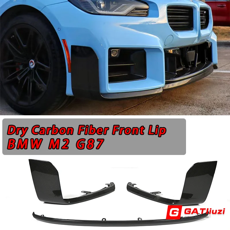 

G87 M2 Front Lip Dry Carbon Fiber MP Style for BMW G87 M2 Coupe 2022 Up Front Bumper Lower Spoiler Splitter Diffuser Lip