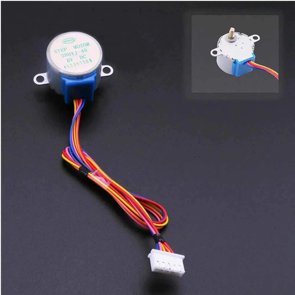 ELEGOO 5 Sets 28BYJ-48 ULN2003 5V Stepper Motor + ULN2003 Driver Board Compatible with Arduino