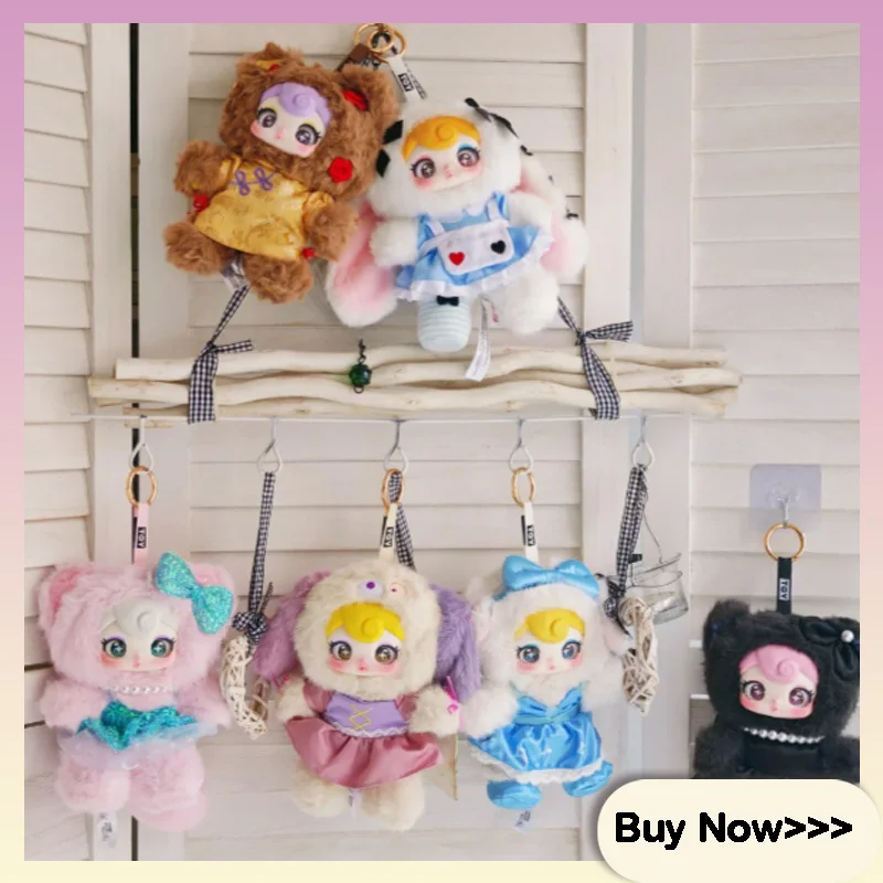 

Sunnycoco Rebellious Sweetheart Series Vinyl Plush Blind Box Cute Cartoon Exquisite Bag Pendant Toy Surprise Mystery Box Gifts