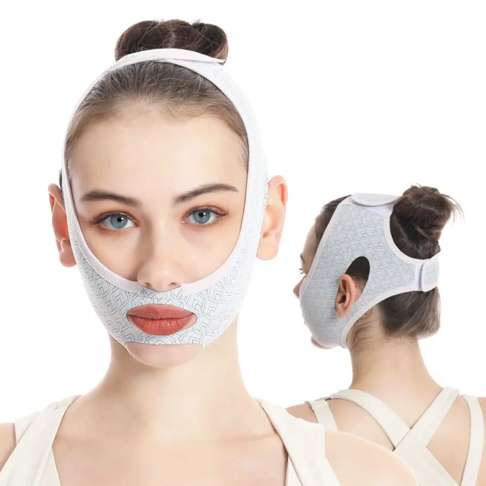 Lift Sagging V-Face Double Chin Disappear Hook-And-Loop Fastener Beauty Tool Face Thinning Bandage Facial Care Protect Mask