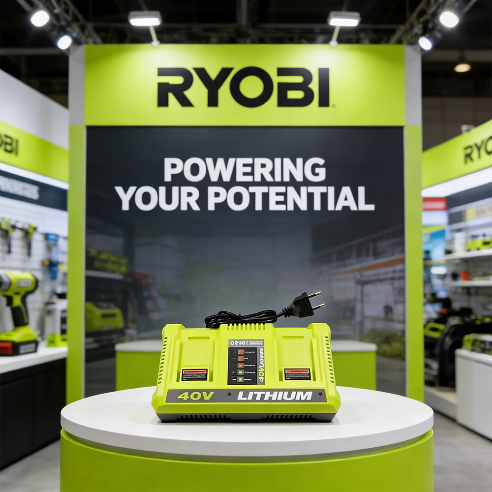 

36V 40V Ryobi Battery Charger Original OP401 OP403, Compatible with OP4015 OP4026 OP4030 OP4050A OP4040