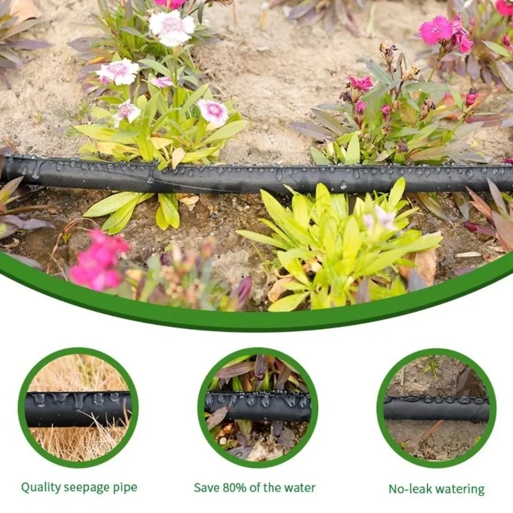 Thickened Flat Porous Seeping Hose Uniform Infiltration Water-saving Micro Drip Irrigation Efficient Drip Irrigation Tape
