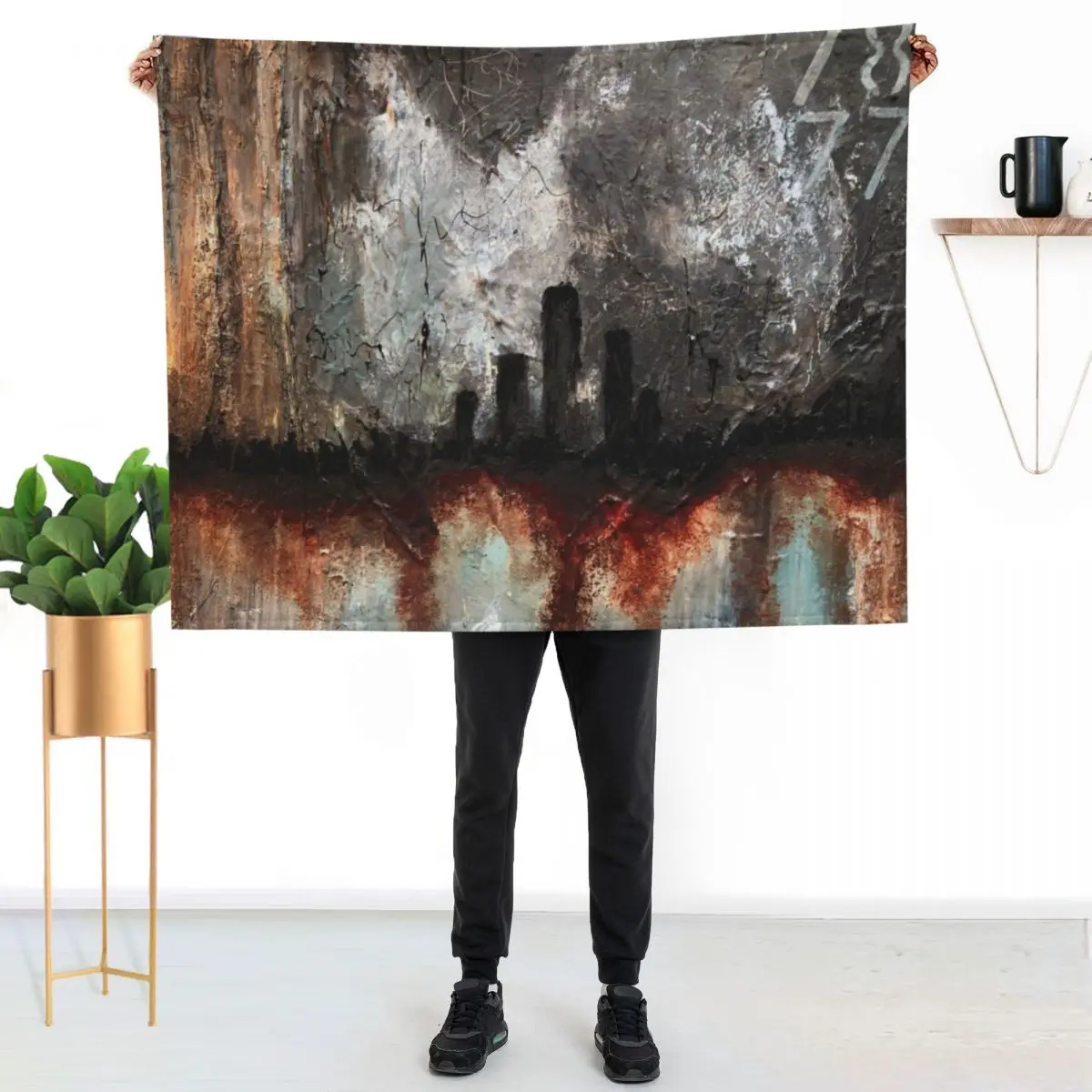 Disaster Throw Blanket Bed Retros Hairys Travel For Sofa Thin Summer Blankets