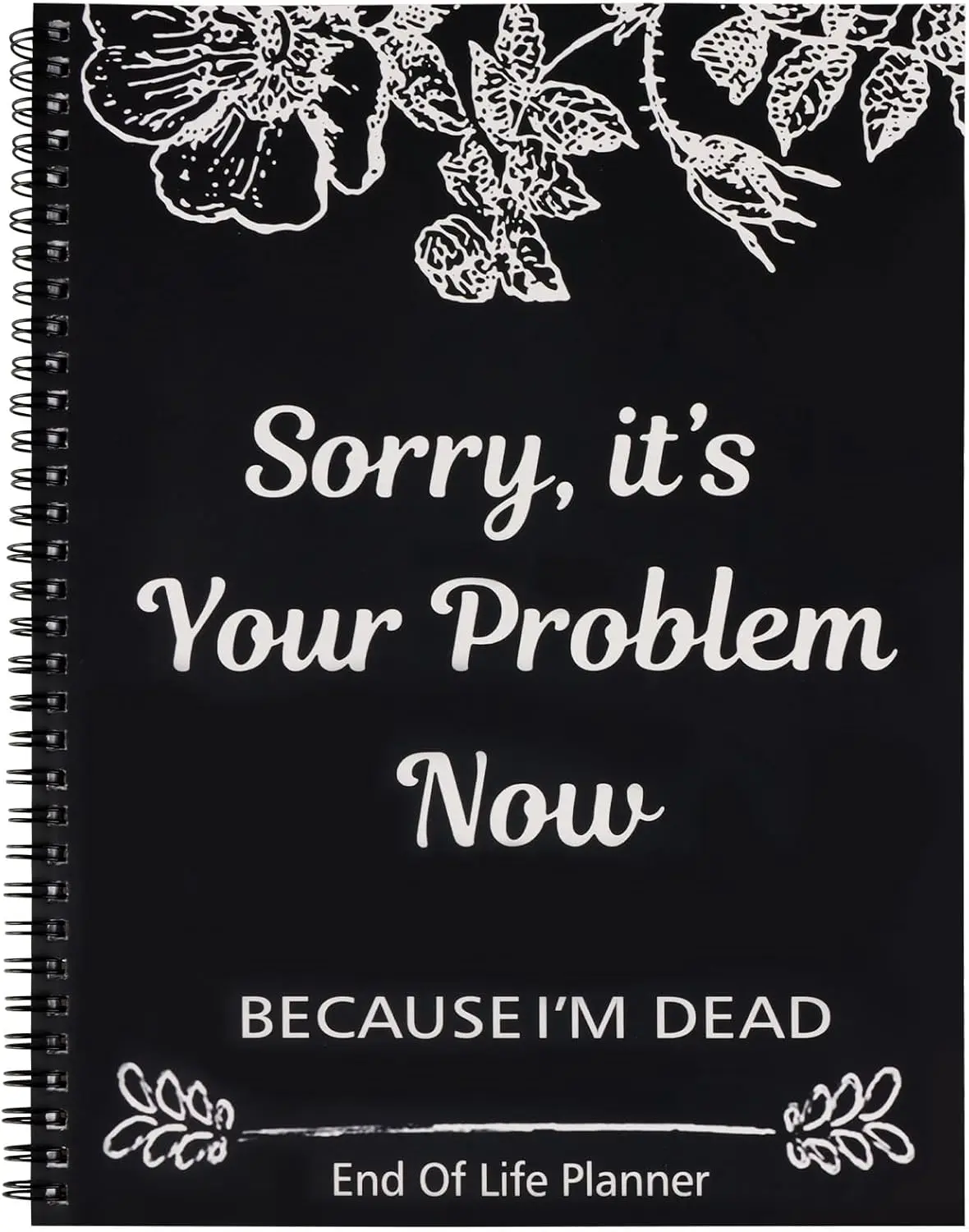 1pcCreative Notebook Simple End of Life Planner Notepad for Recording Final Wishes and End-of-life Arrangements Emergency Binder