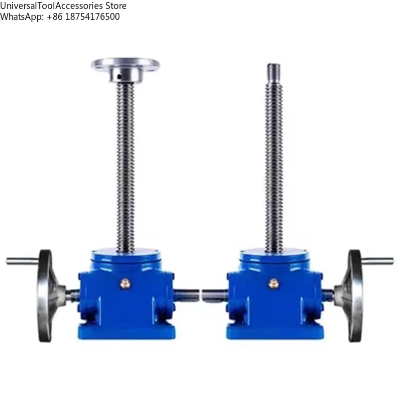 

Elevator Electric/Manual Worm Gear Reducer Compact Linkage Screw Synchronous Lifting Platform Safety Working Load Screw