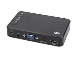 REDAMIGO-Lecteur MultiXXL Portable HD 1080P, Support de Disque USB, HDD, Carte SD, Limitation H.264 MKV, Compatible HDMI, Entrée AV VGA, TV