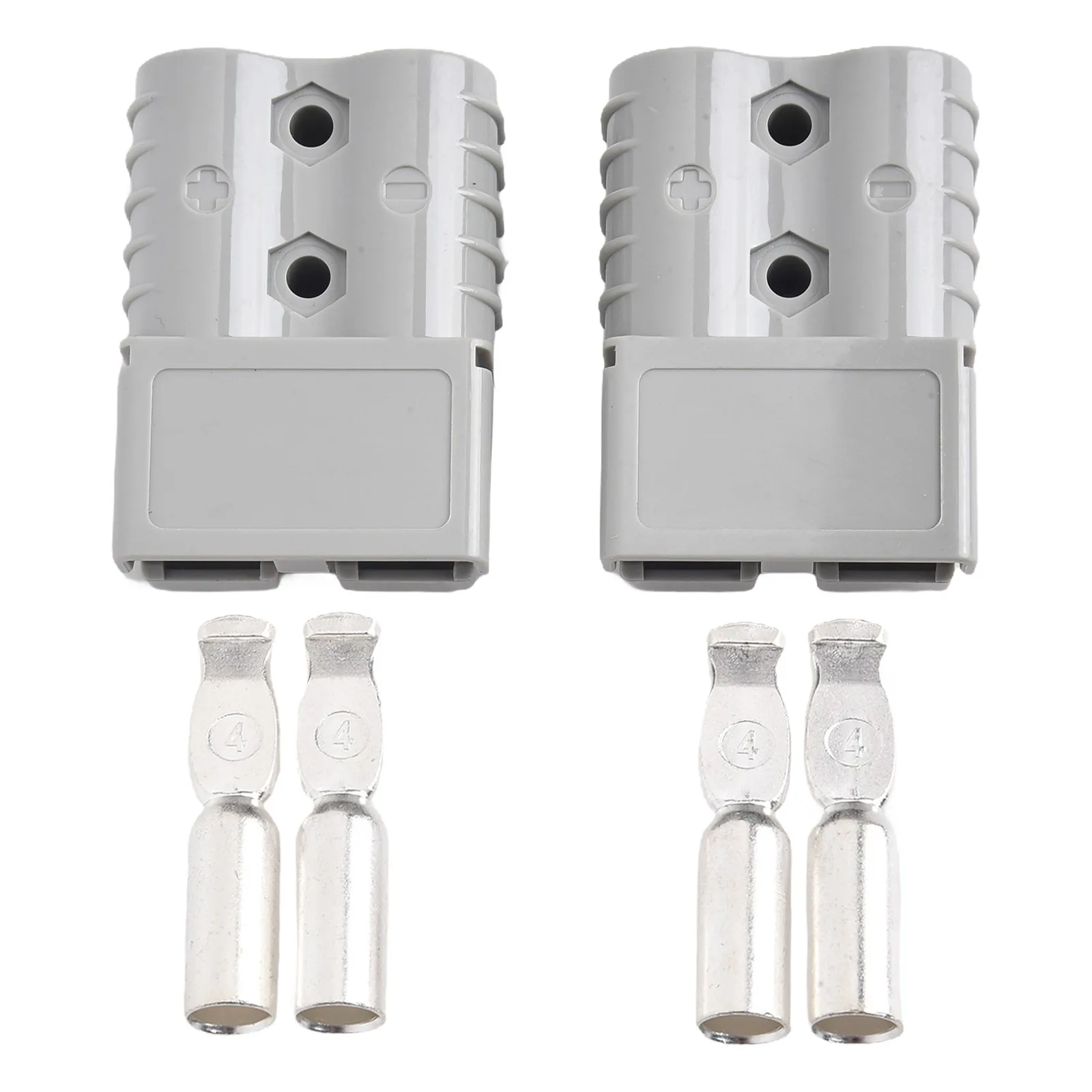 2 Pieces 120A 600V Connector For Anderson Plug Connector For 4-6AWG Socket Battery Charging Adapter Accessories