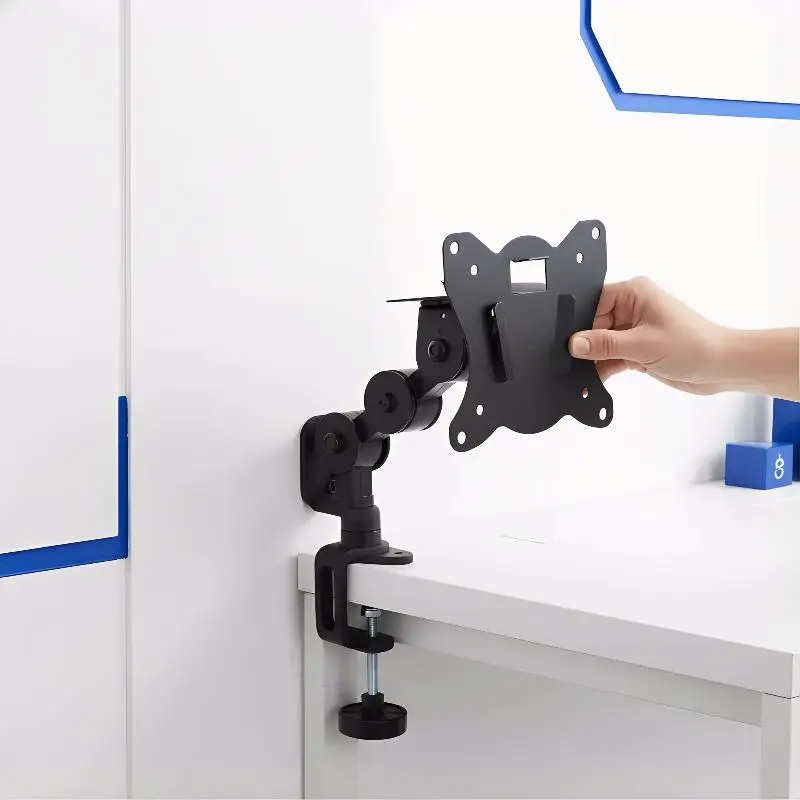 Pipe Mount Monitor Arm - 10kg Capacity, Fits 10-27