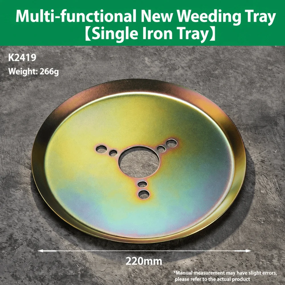 Metal Disc Trimmer Head 6/2 Tooth Dual Use Weed Cutter Plate Impact Resistant Multi-functional Grass Trimmer Head Weed Cutting