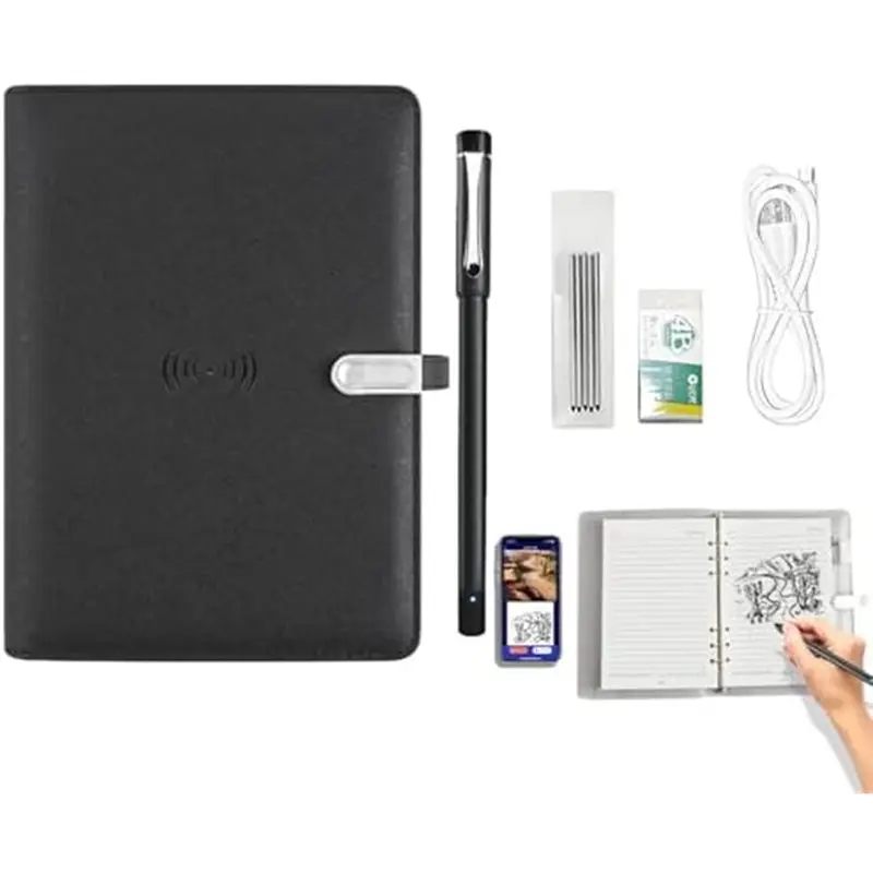 

AT82-Smart Pen и 16 ГБ USB-накопитель, цифровой ноутбук Pro V2, синхронизация в реальном времени для заметок, рисования и обучения, идеально подходит для офиса