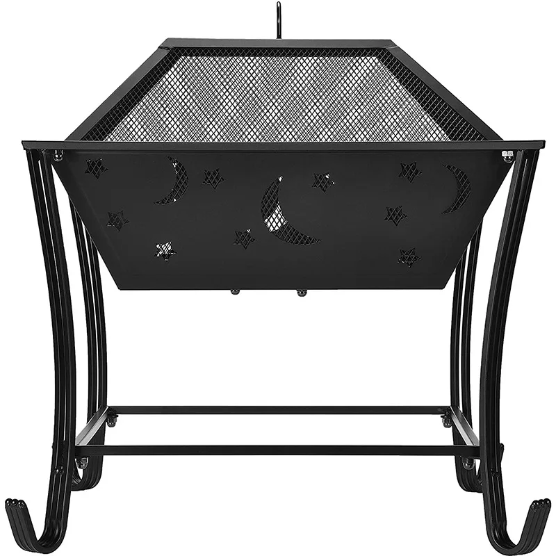 Hogar transfronterizo, estufa de hierro forjado, parrilla de barbacoa de carbón, parrilla de barbacoa, venta al por mayor del fabricante, fácil de disa