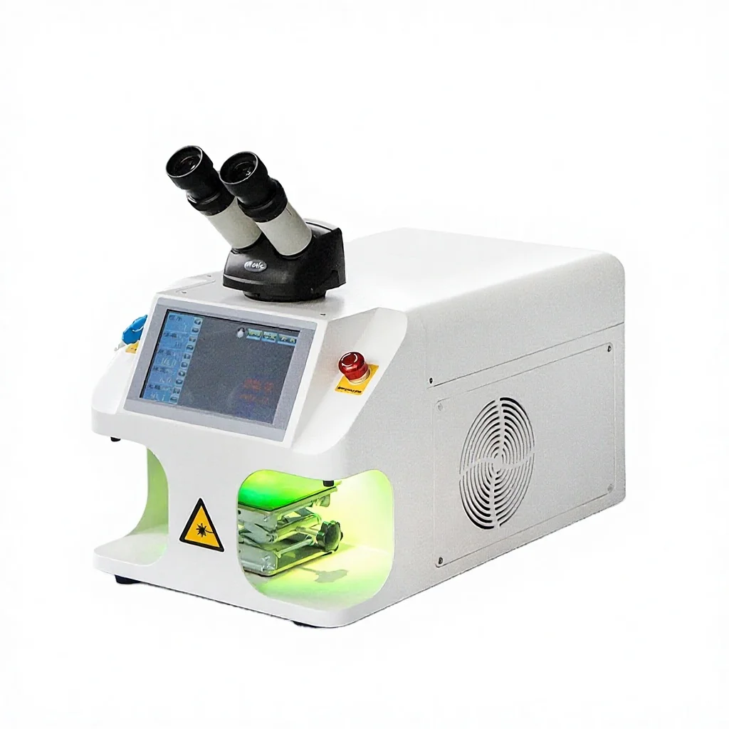 Repair Welding Machine for Platinum Jewelry Casting Portable 60W YAG Spot Welder for Gold Silver Jewelry