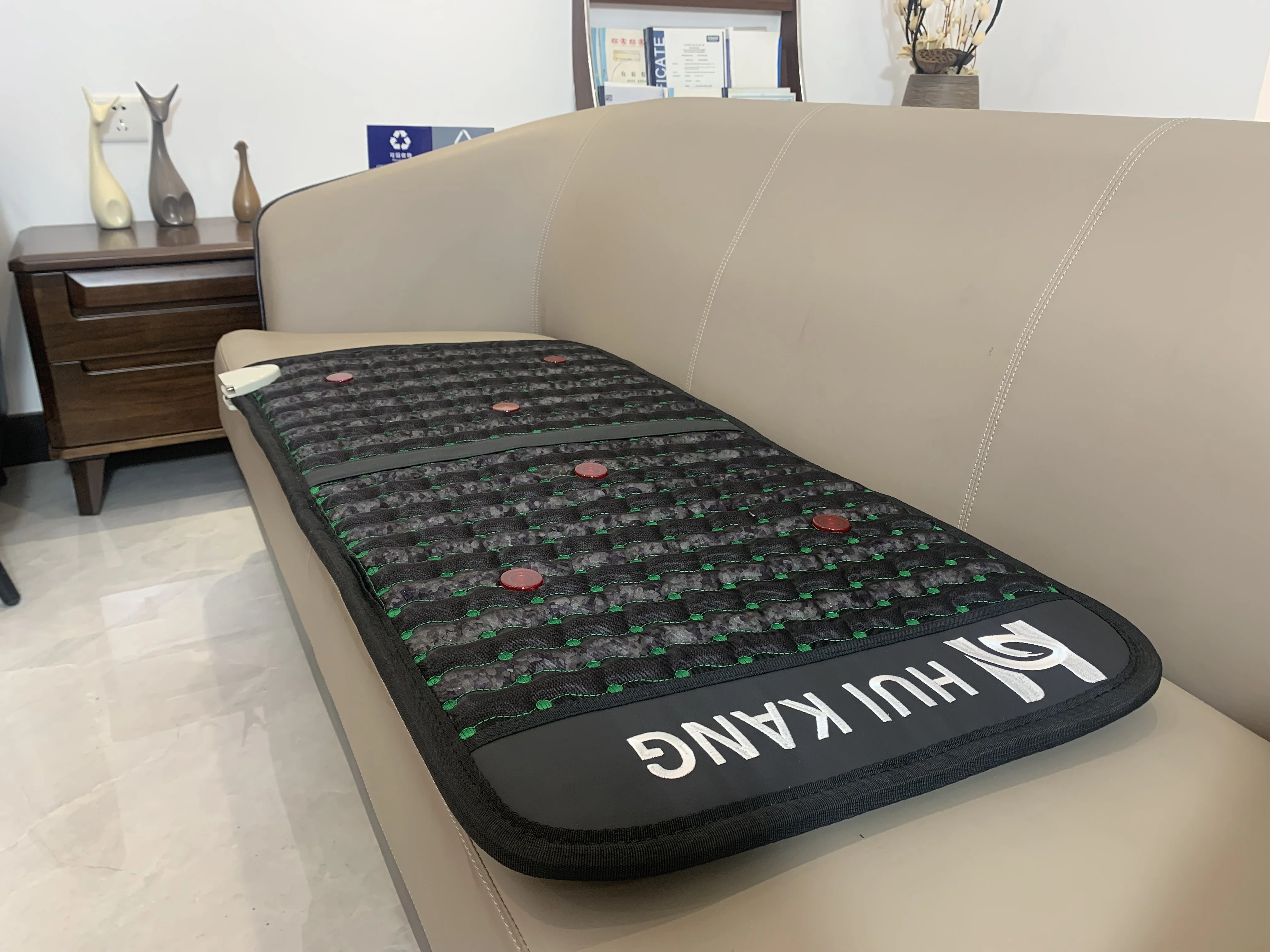 Body relax far infrared sauna PEMF massage cushion mat