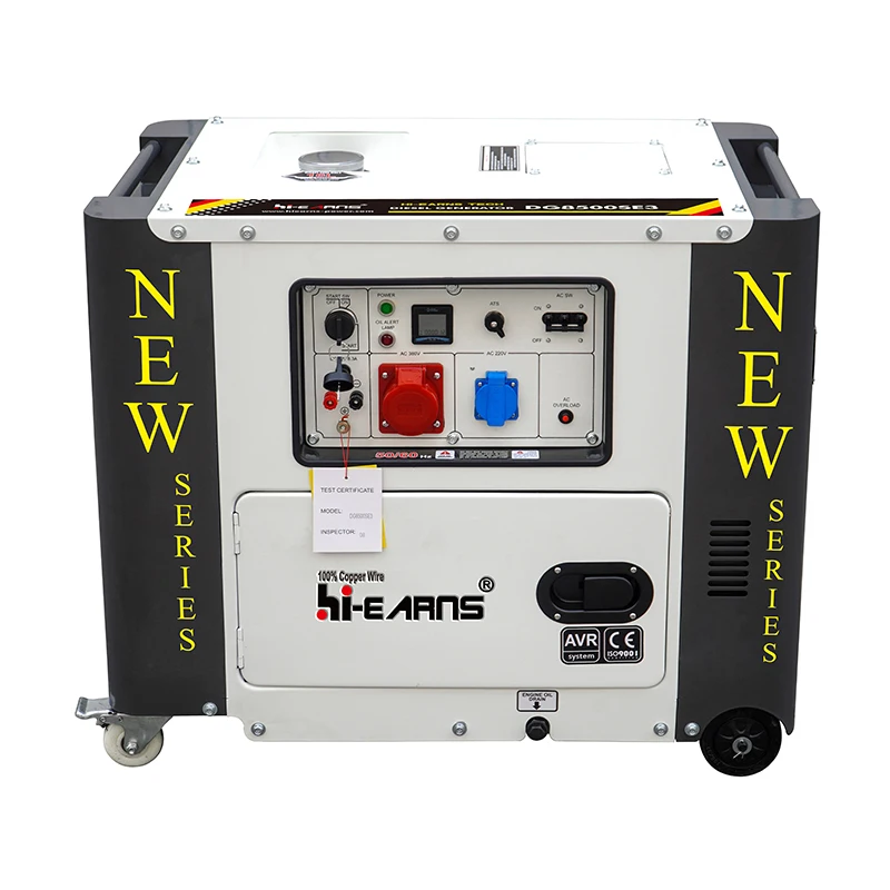 DG8500SE 7KW Monophase Super Quiet Portable Automatically Start And Stop Diesel Generator Silent With ATS