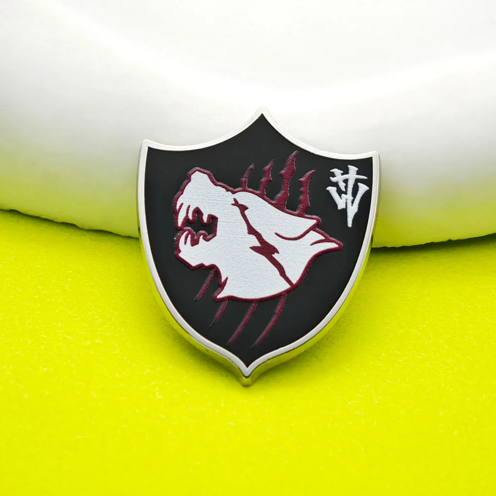 Resident Evil Village Hound Wolf Squad Brooch Chris Redfield Metal Badge Game Enamel Pins for Clothes Accessories Fans Gift