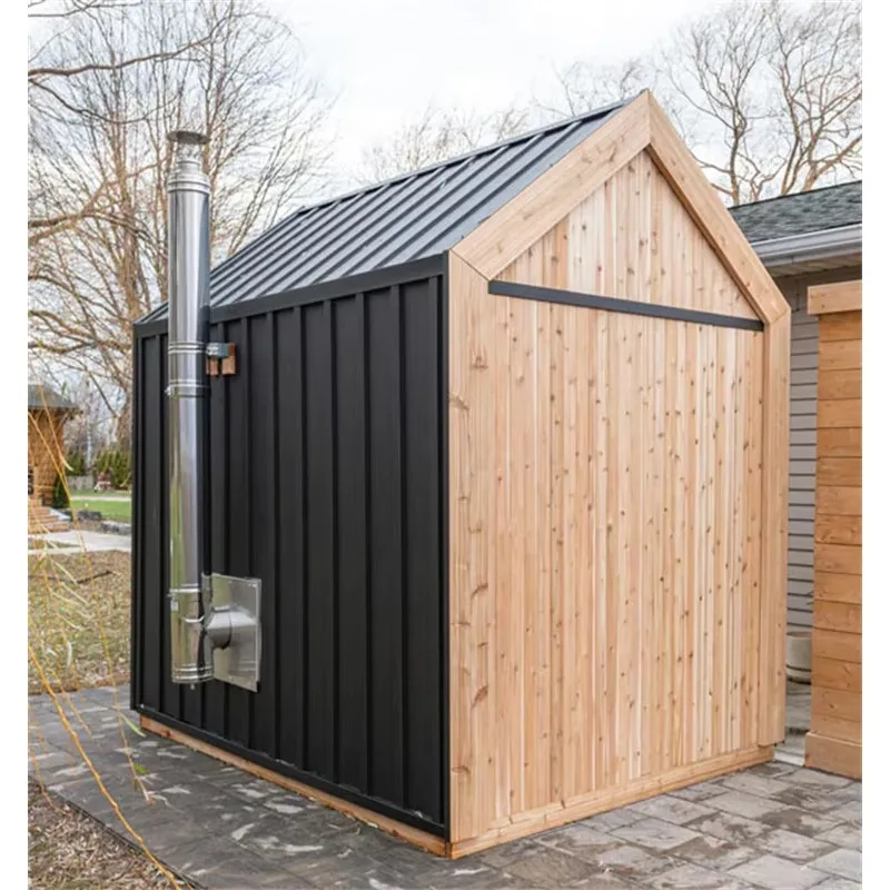 Finland Wood Sauna Room Outdoor Steam Sauna Sauna Cabin Customized
