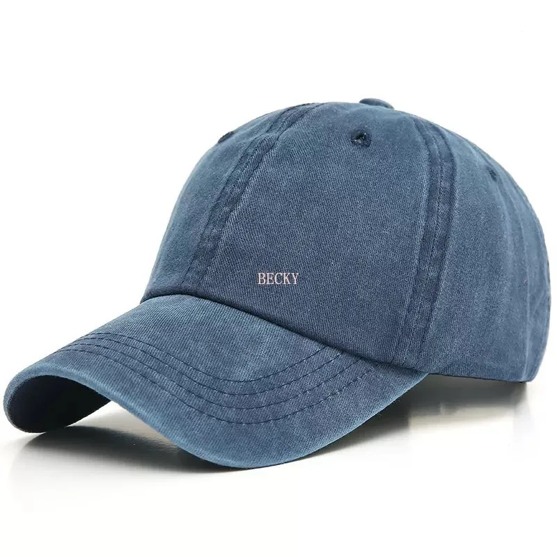 Vintage Visor Baseball Cap Washed Cotton Men Women Snapback Hat Hip Hop Caps Solid Color Hat Bone Casquette Outdoor Casual Sport