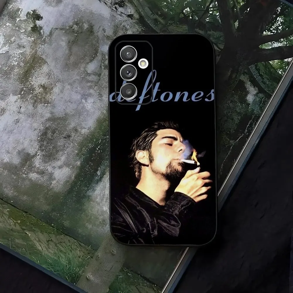 Band D-Deftones Phone Case For Samsung Galaxy A13,A21s,A22,A31,A32,A52,A53,A71,A80,A91 Black Cover