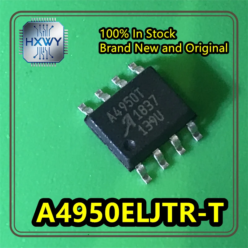 (10/50 Pieces) A4950ELJTR-T A4950T SOIC-8 Full-Bridge DMOS PWM Motor Driver Chip, Brand New Original, In Stock. Electronic IC