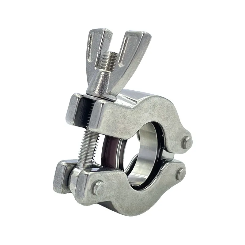 KF10 KF16 KF25 KF40 KF50 304 Stainless Steel KF Vacuum Clamp Bracket Support FKM O-Ring Ring Gasket