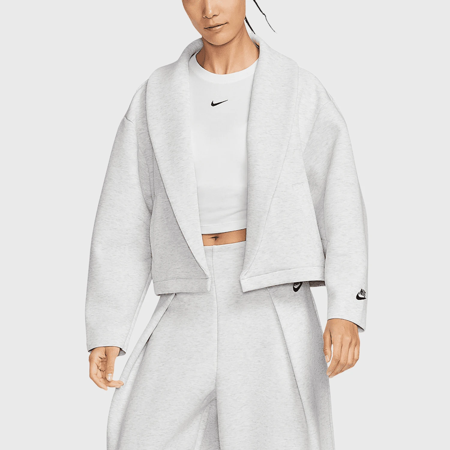 

Nike genuine Oversize Women's Short Knit Casual Fashion Jacket HJ0970-013