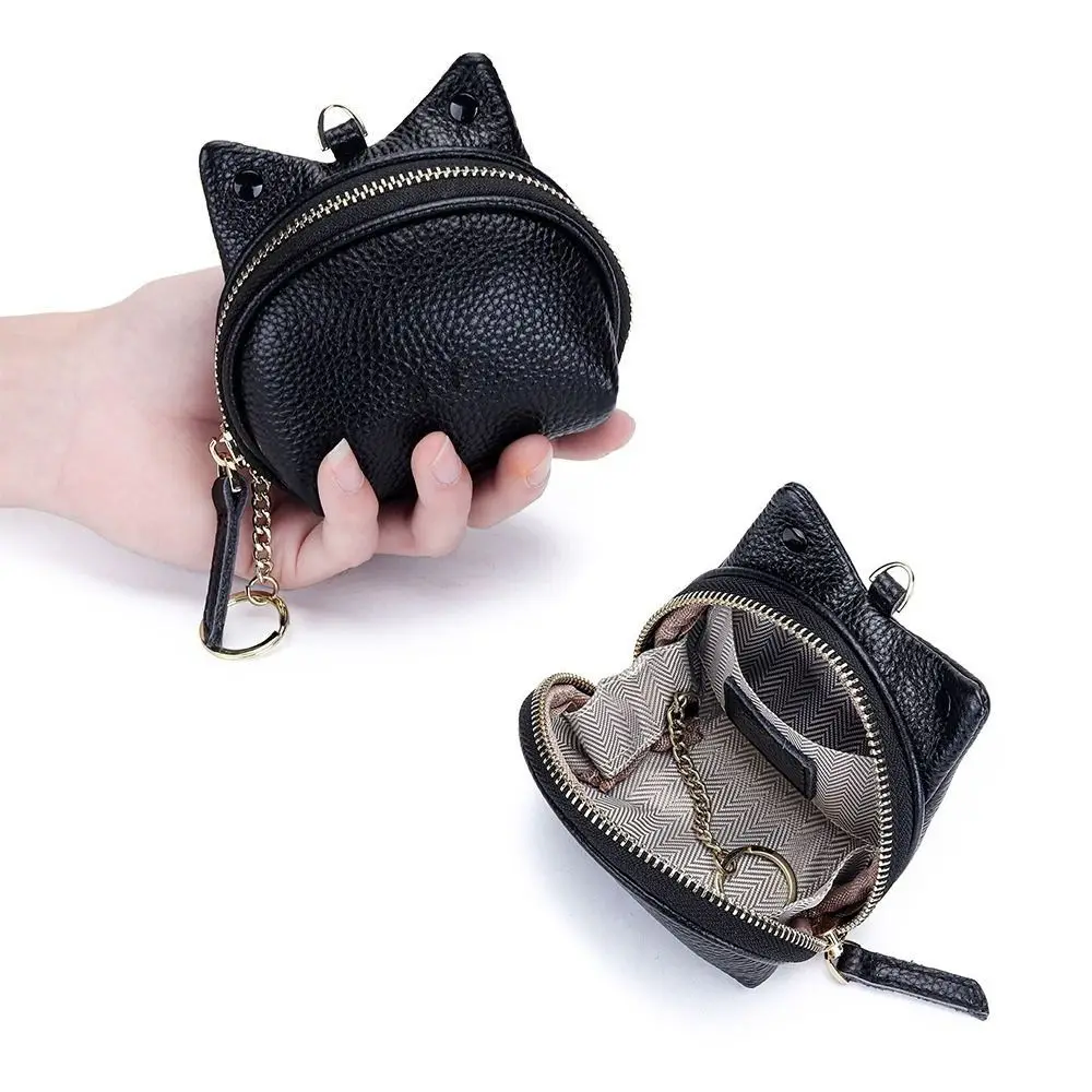 الحد الأدنى مفتاح تخزين حقيبة صغيرة عصرية سستة المرأة جلدية الضفدع محفظة نسائية للعملات المعدنية الضفدع على شكل المفاتيح حقيبة مفاتيح السيارة الإناث #4